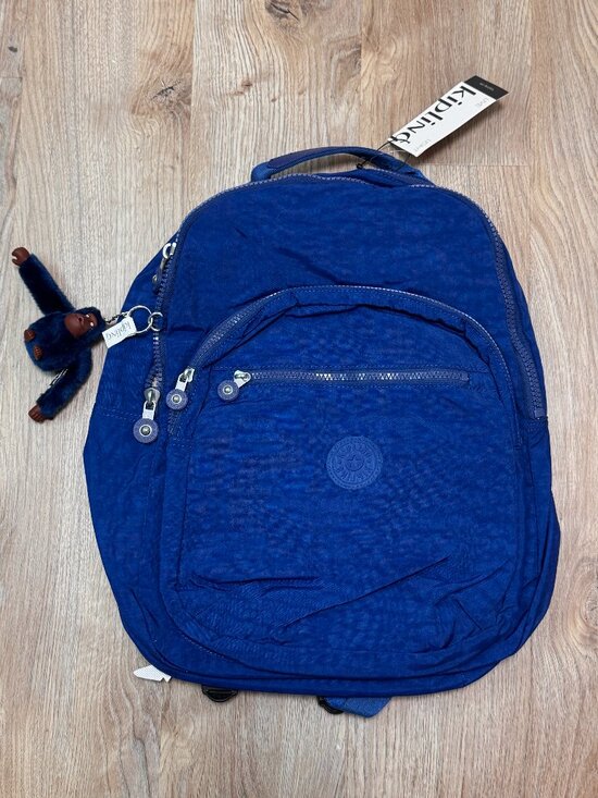 NWT Kipling Seoul Up to 15 in Laptop Large Backpack DEEP SKY BLUE  BP4233 School main image 13